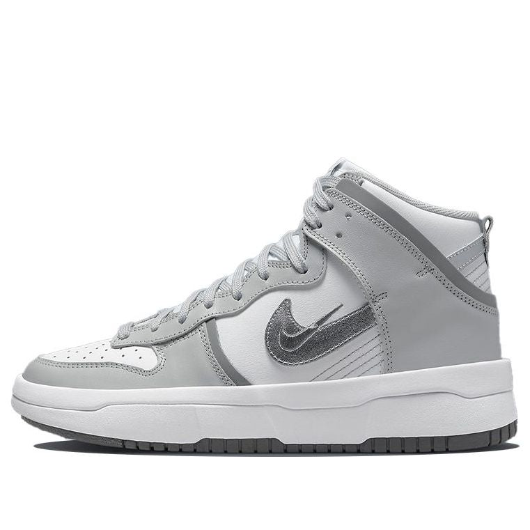 (WMNS) Nike Dunk High Up 'Light Smoke Grey' DH3718-106 Signature Shoe