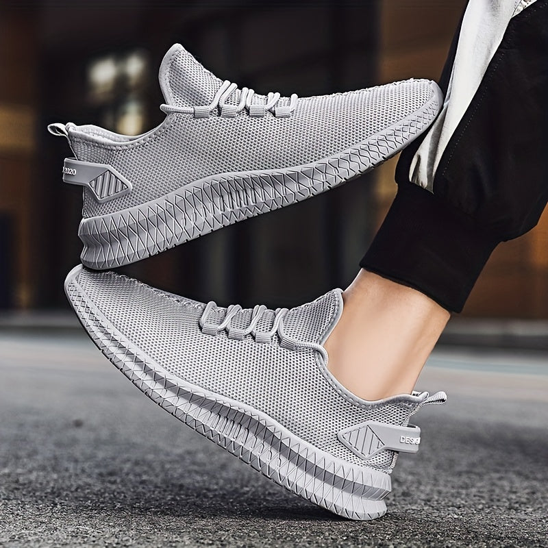 Weave Knit Casual Shoes, Lightweight Comfy Sneaker
