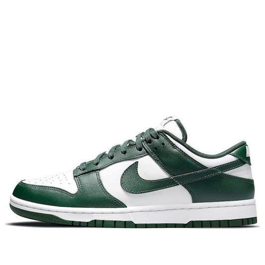 Nike Dunk Low 'Michigan State'  DD1391-101 Signature Shoe