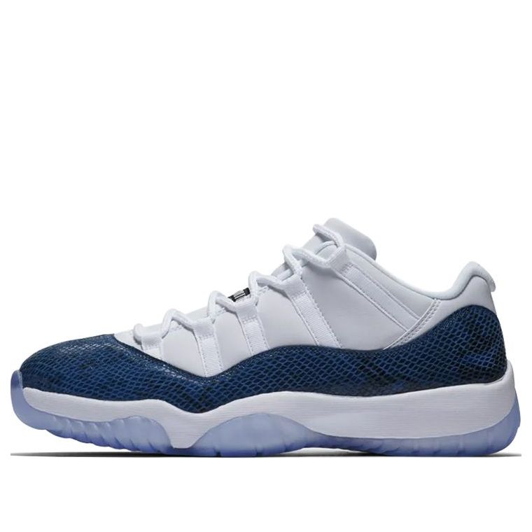 Air Jordan 11 Retro Low 'Navy Snakeskin' 2019  CD6846-102 Classic Sneakers