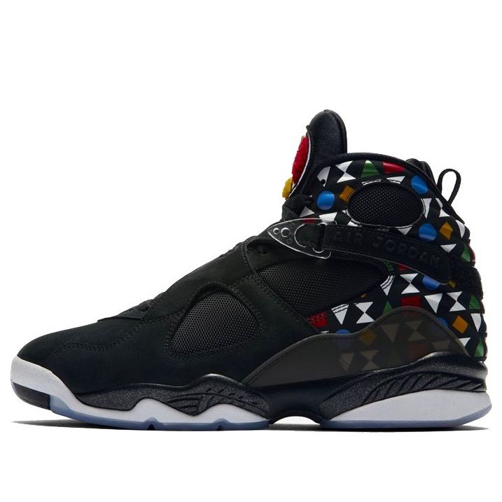 Air Jordan 8 Retro 'Quai 54 Black'  CJ9218-001 Epoch-Defining Shoes