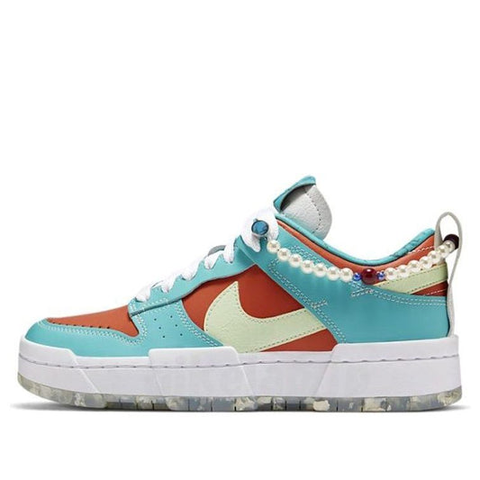 (WMNS) Nike Dunk Low Disrupt WhiteGreen Purple 'White Green'  DC3282-013 Vintage Sportswear