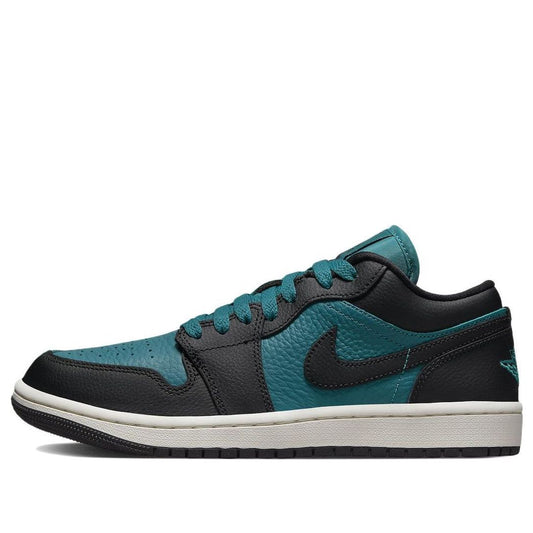 (WMNS) Air Jordan 1 Low SE 'Split - Bright Spruce'  DR0502-300 Signature Shoe