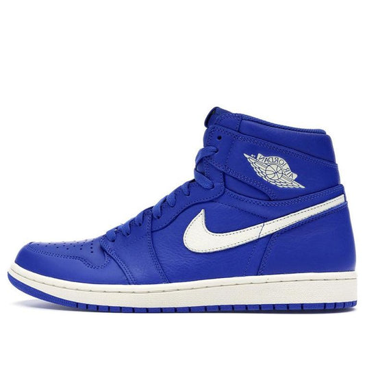 Air Jordan 1 Retro High OG 'Hyper Royal White'  555088-401 Signature Shoe