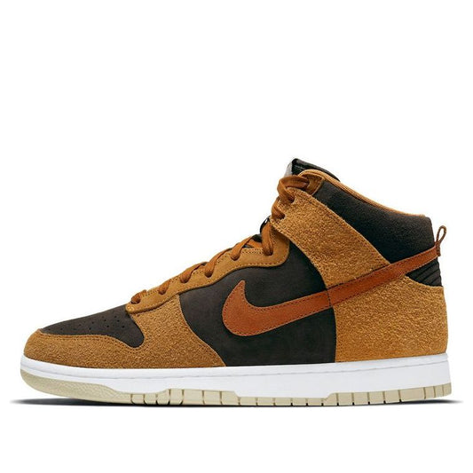 Nike Dunk High Premium 'Dark Curry'  DD1401-200 Vintage Sportswear