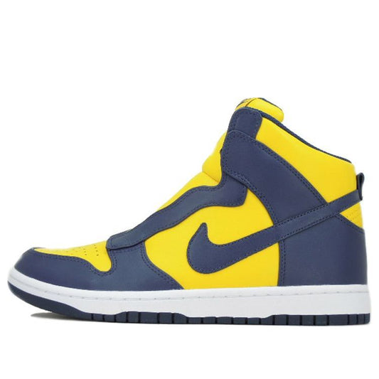 (WMNS) sacai x wmns NikeLab Dunk Lux 'Varsity Maize Navy'  776446-447 Signature Shoe